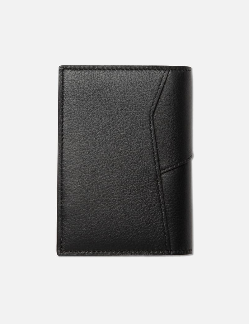 カードケース・名刺入れ LOEWE LAMINATED LEATHER PUZZLE CARD HOLDER Puzzle leather card holder in black - Loewe | Mytheresa