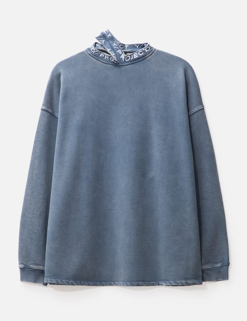 【関税&送料込】Stone  Sweatshirt With Industrial Flow Y/PROJECT - Triple Collar Sweatshirt | HBX - Globally