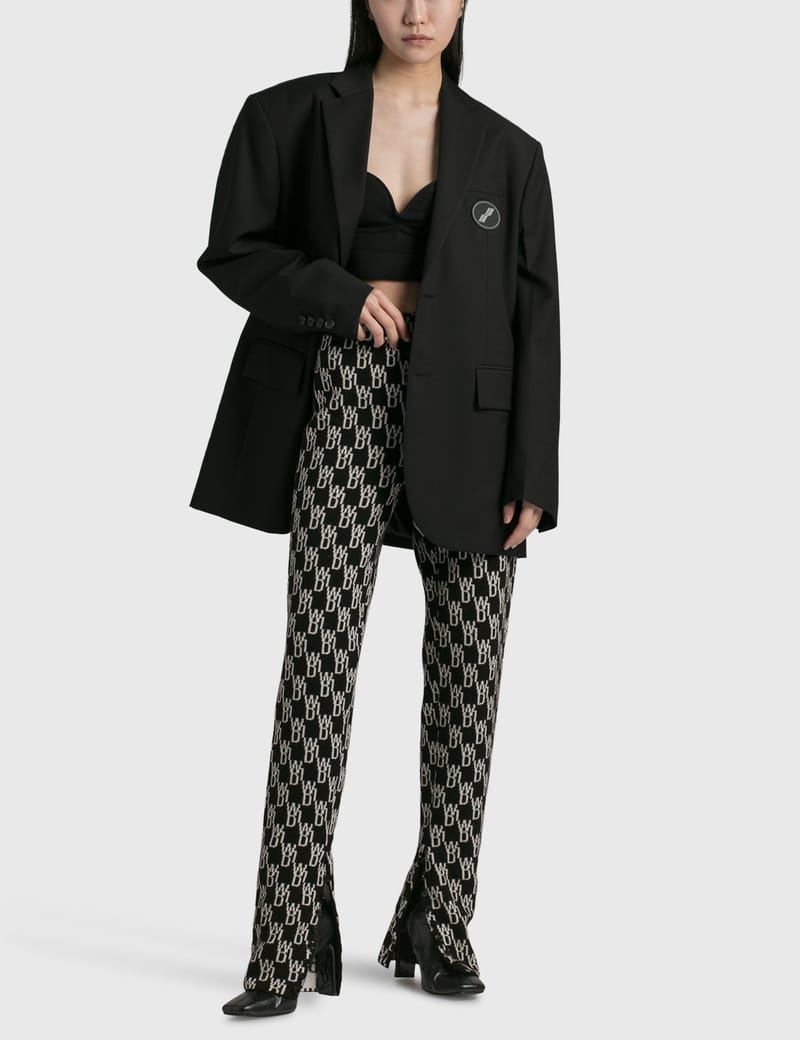 We11done - オーバーサイズ スーツ ロゴ ブレザー | HBX