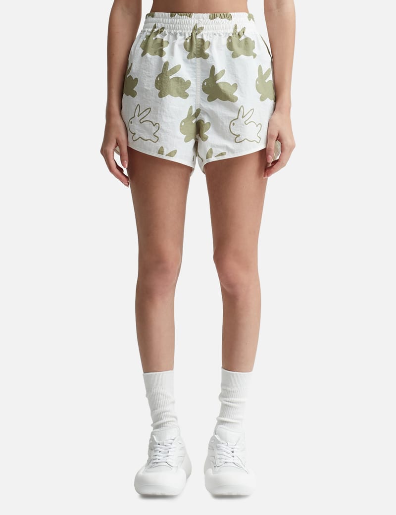 JW Anderson - All Over Bunny Running Shorts | HBX - Globally