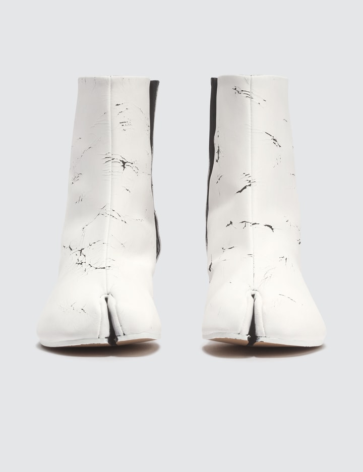 Maison Margiela - Tabi Paint Finish Ankle Boots | HBX - Globally ...