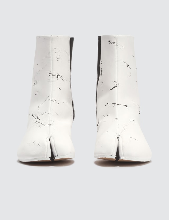 Maison Margiela - Tabi Paint Finish Ankle Boots | HBX