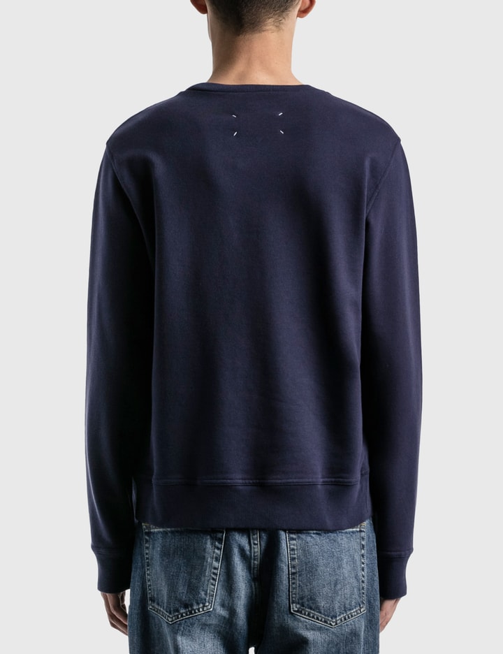 Maison margiela embroidered logo sweatshirt clearance