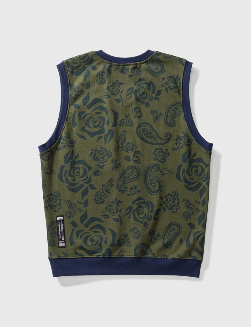 ★22SS人気★【LMC】★ROSE PAISLEY SWEAT VEST★ベスト LMC - LMC Rose Paisley Sweat Vest | HBX - Globally Curated