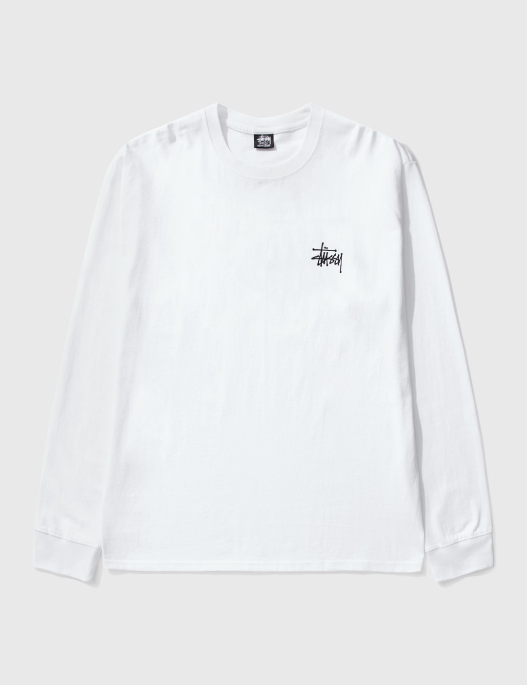 Stüssy - Basic Stussy Long sleeve T-shirt | HBX - Globally Curated ...