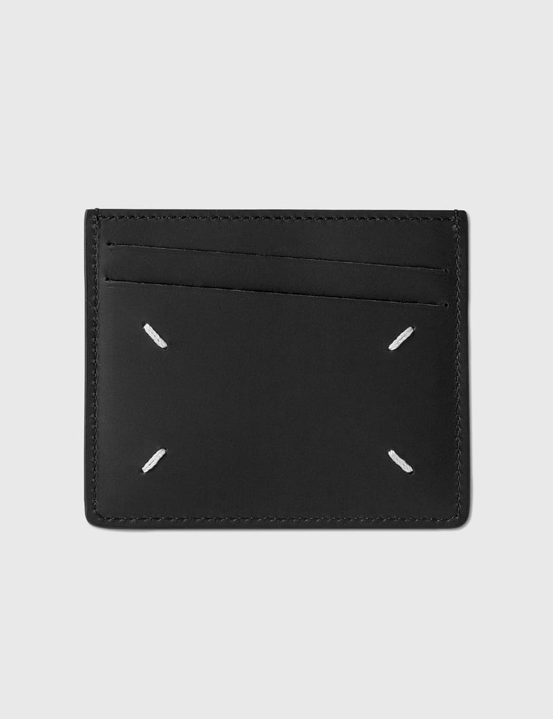 ★Maison Margiela★ Maison Margiela Common Stitch Logo Card Maison Margiela - BLACK FOUR STITCHES CARDHOLDER – LE LABO STORE