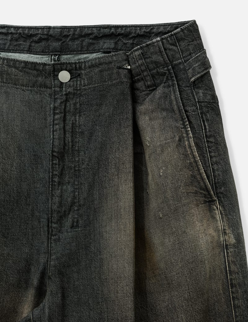 ANCELLM Denim Painter Pants - Hand-treated vintage workwear denim