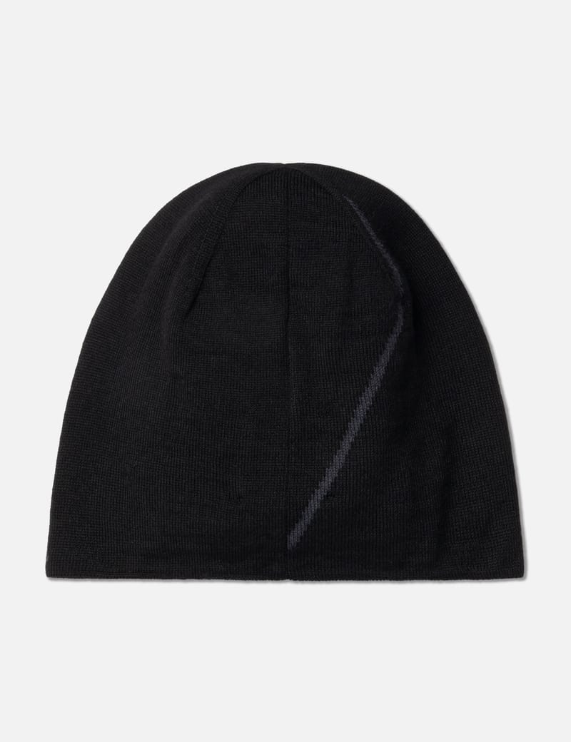 ROA Logo Wool Beanie - Italian-made merino blend beanie with