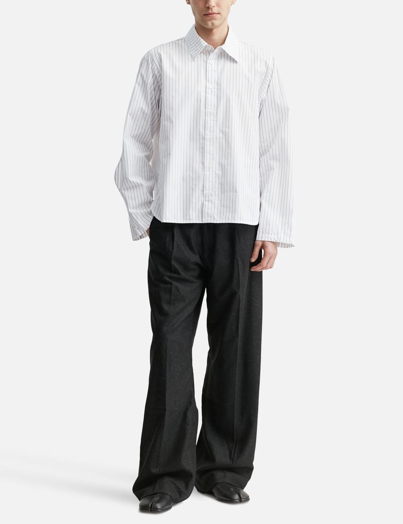 O. Files - ORIGAMI STRIPE SHIRT | HBX