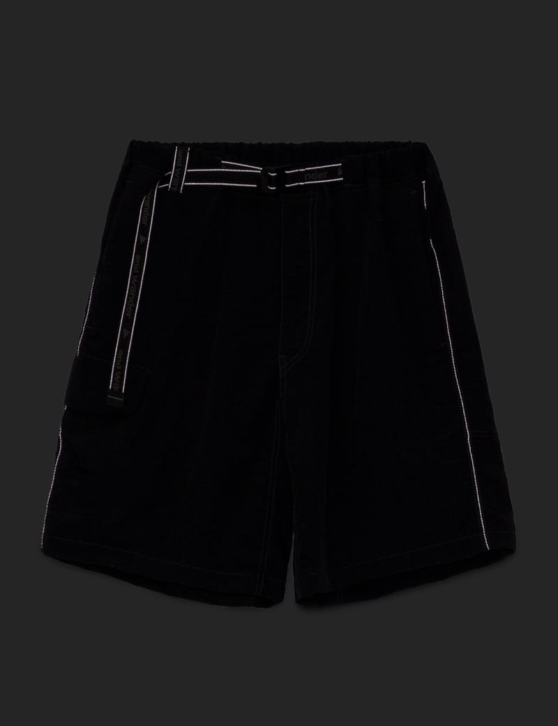 and Wander ショートパンツ　黒 and wander (アンドワンダー) Ny taffeta hiker short pants