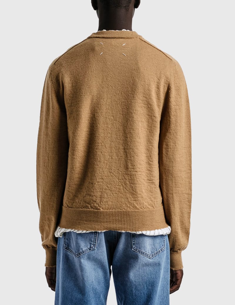 Maison Margiela - Layered Wool Sweater | HBX - Globally