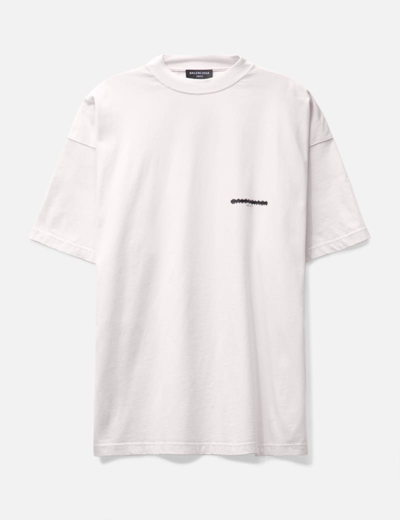 Balenciaga - BALENCIAGA LOGO PRINT T-SHIRT | HBX - Globally