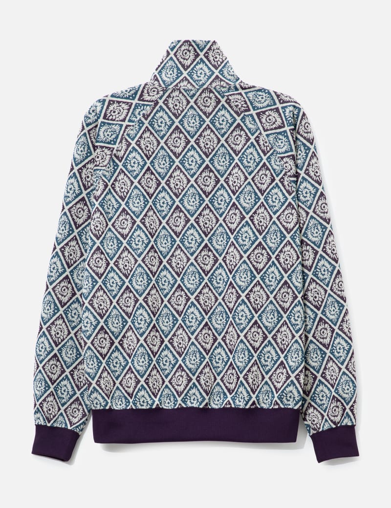 Needles Track Jacket - Poly Jacquard - ハイネックと蝶の刺繍が