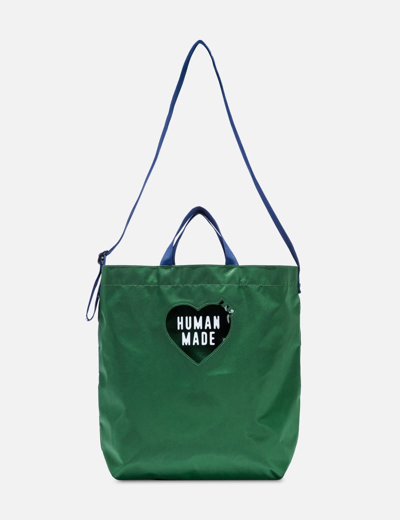 Human Made - NYLON HEART 2-WAY TOTE | HBX - HYPEBEAST