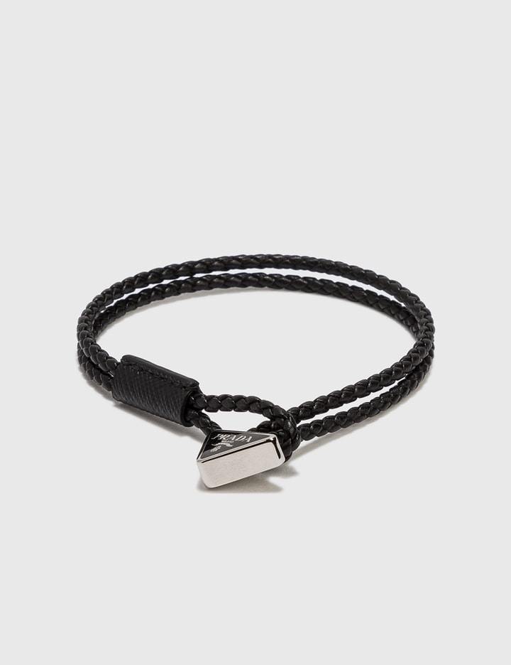 Prada braided nappa leather bracelet Clearance