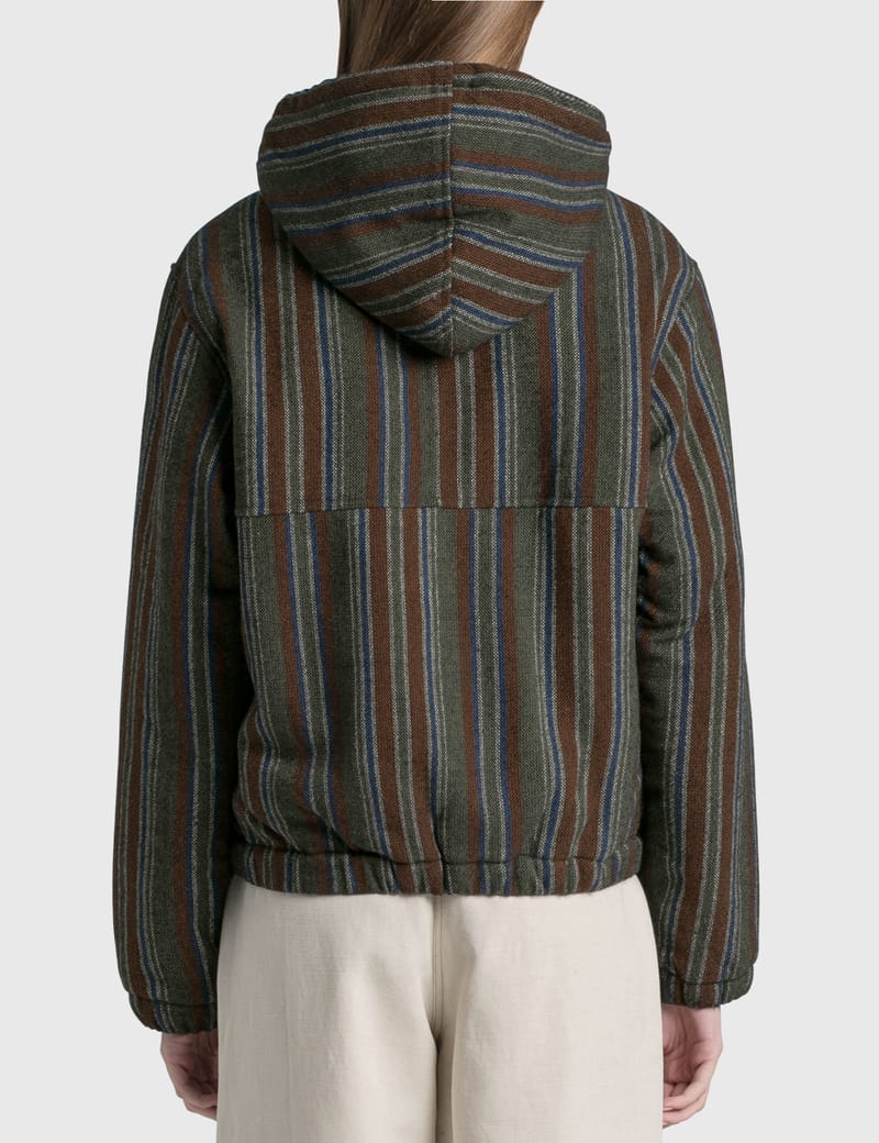 Stüssy - Wool Stripe Work Jacket | HBX - Globally Curated Fashion ...