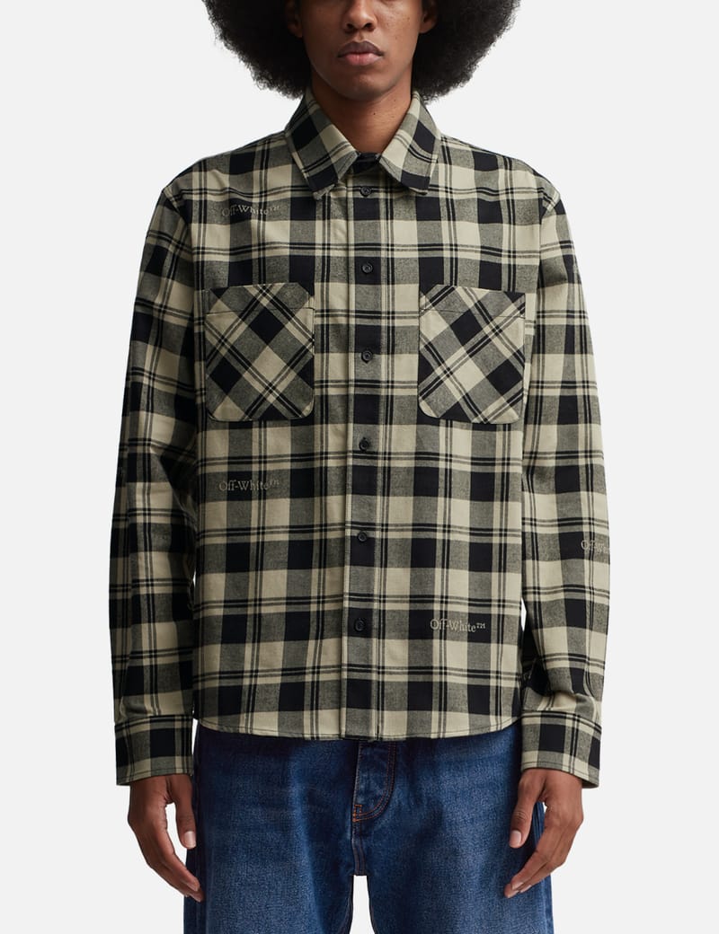 Off white shop mens flannel