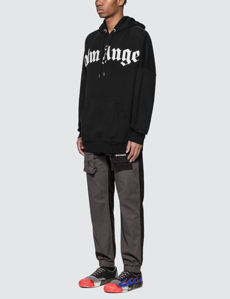 Palm Angels - Front Over Logo Hoody | HBX - Globally Curated