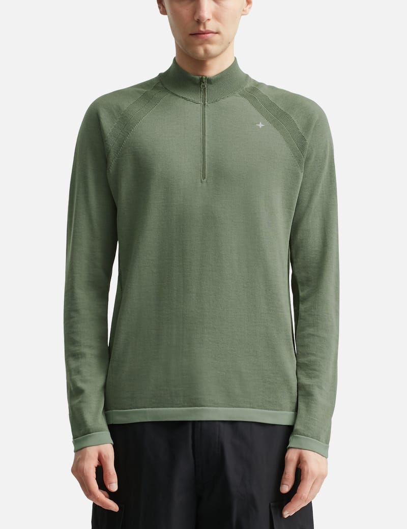 Stone Island - Ghost Piece Polo Sweater | HBX