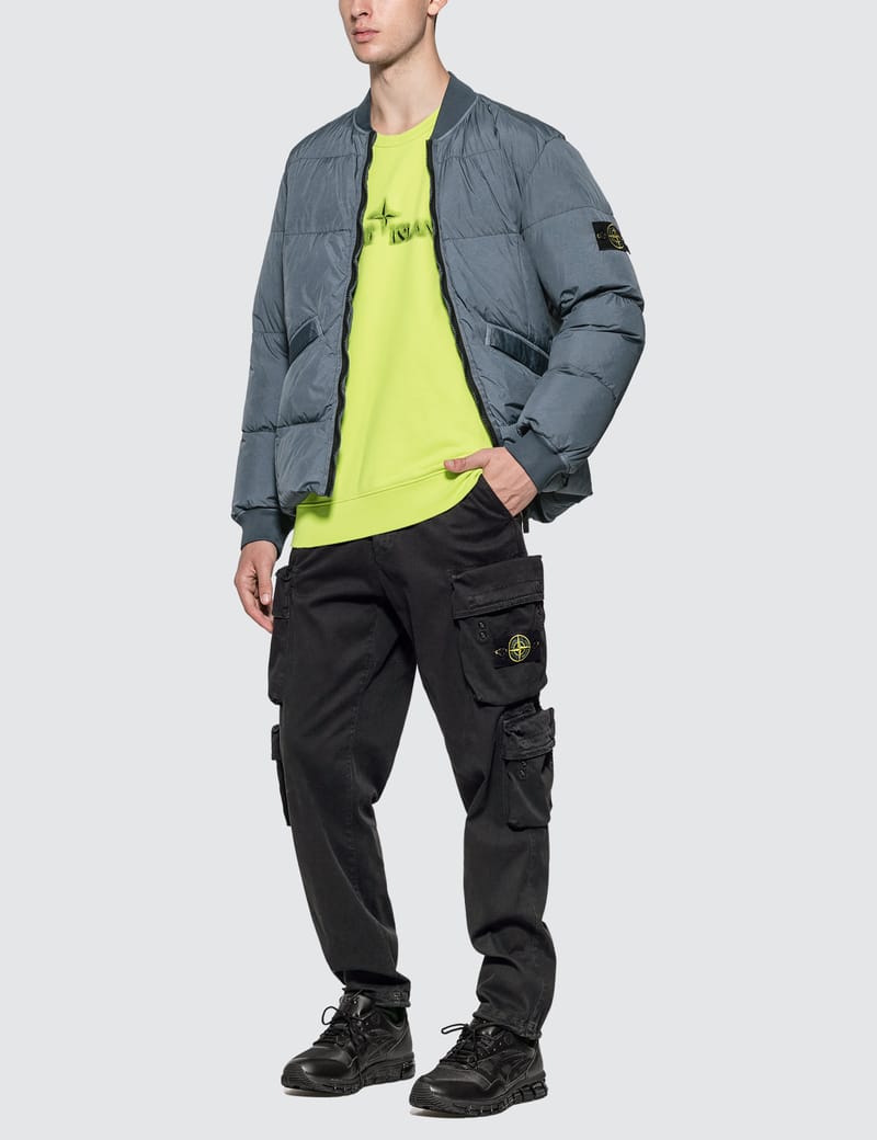 Crinkle rep 2024 down bomber jacket