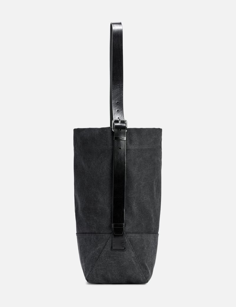 Lemaire Belted Tote Bag In Cotton Canvas - タイダイ染めコットン