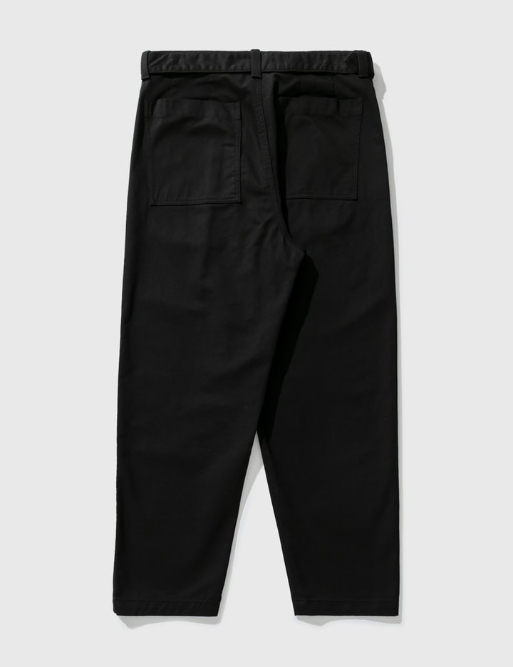 WIDE BELTED BAGGY TUCK TAPERED PANTS HBX Globally