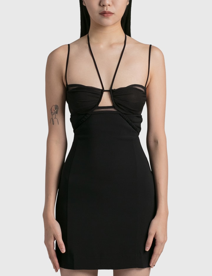 Nensi Dojaka Draped Double Bra Mini Dress HBX Globally Curated