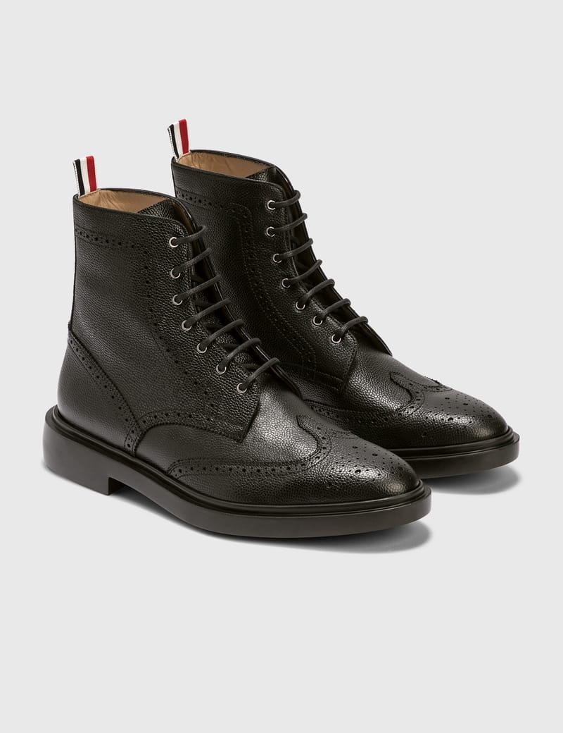 Thom Browne - Classic Wingtip Boots | HBX - Globally Curated