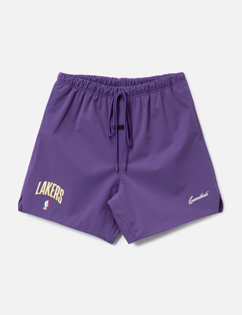 Fear of God Essentials Lakers Classic Short - Classic-fit Lakers