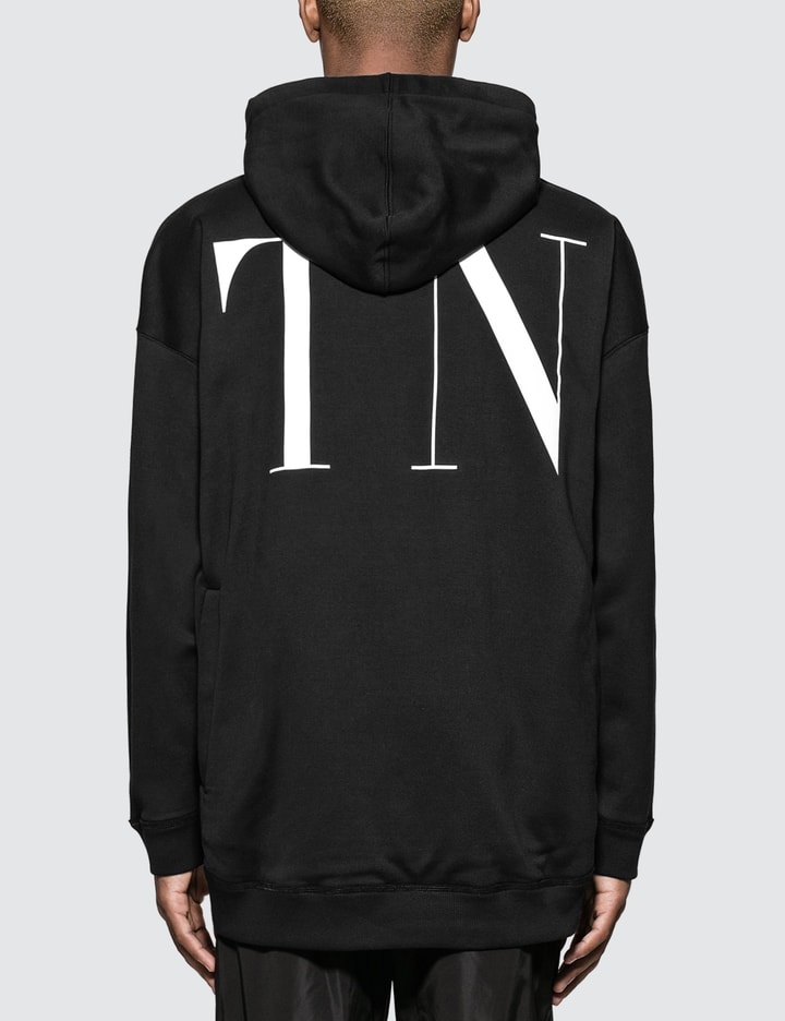 Valentino - VLTN Logo Print Hoodie | HBX - Globally Curated Fashion and ...