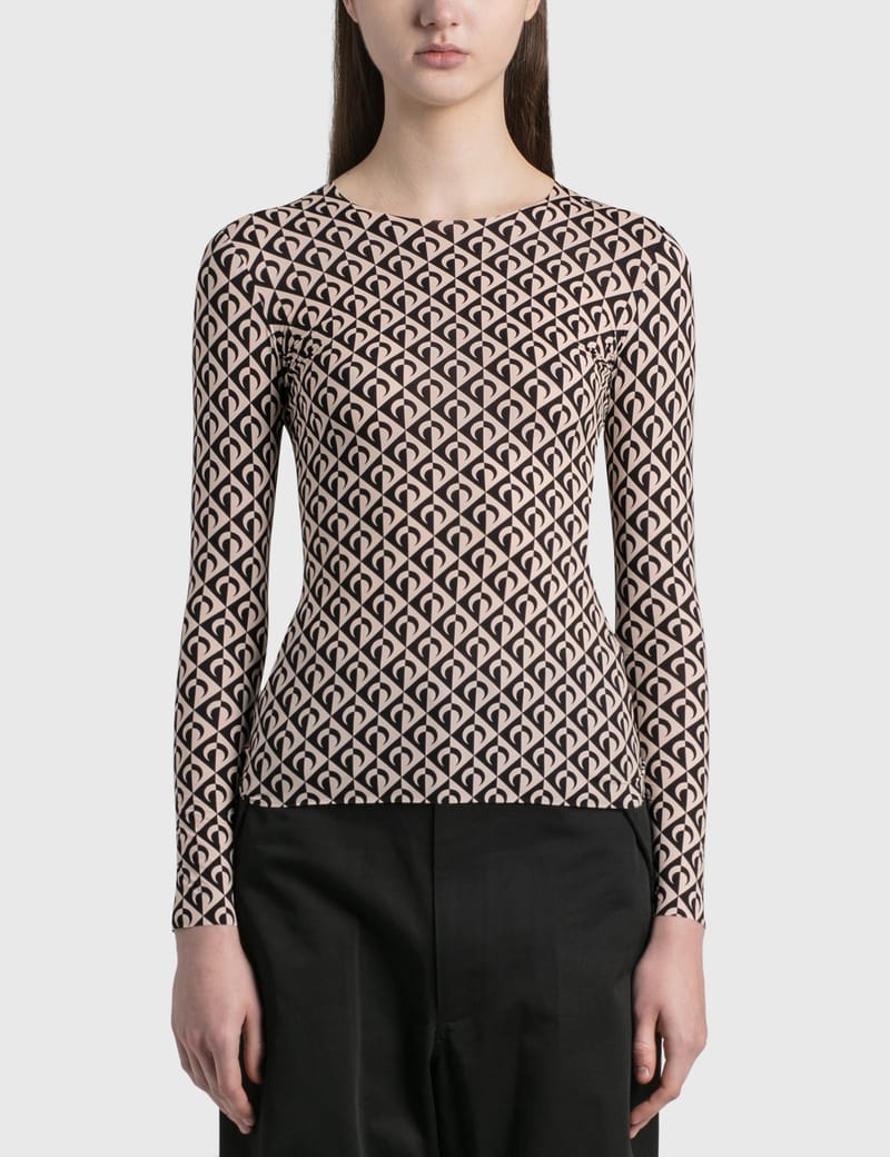 Marine Serre - Second Skin Moon Lozenge Top | HBX