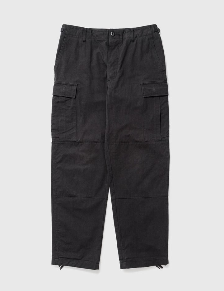 WTAPS - Wtaps Black Panelled Knee Cargo Pants | HBX - Globally Curated ...