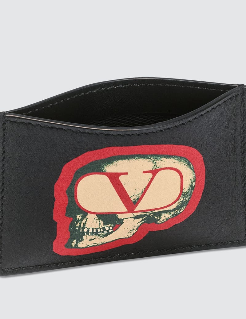 Valentino - Valentino Garavani X Undercover Skull Logo Card Holder