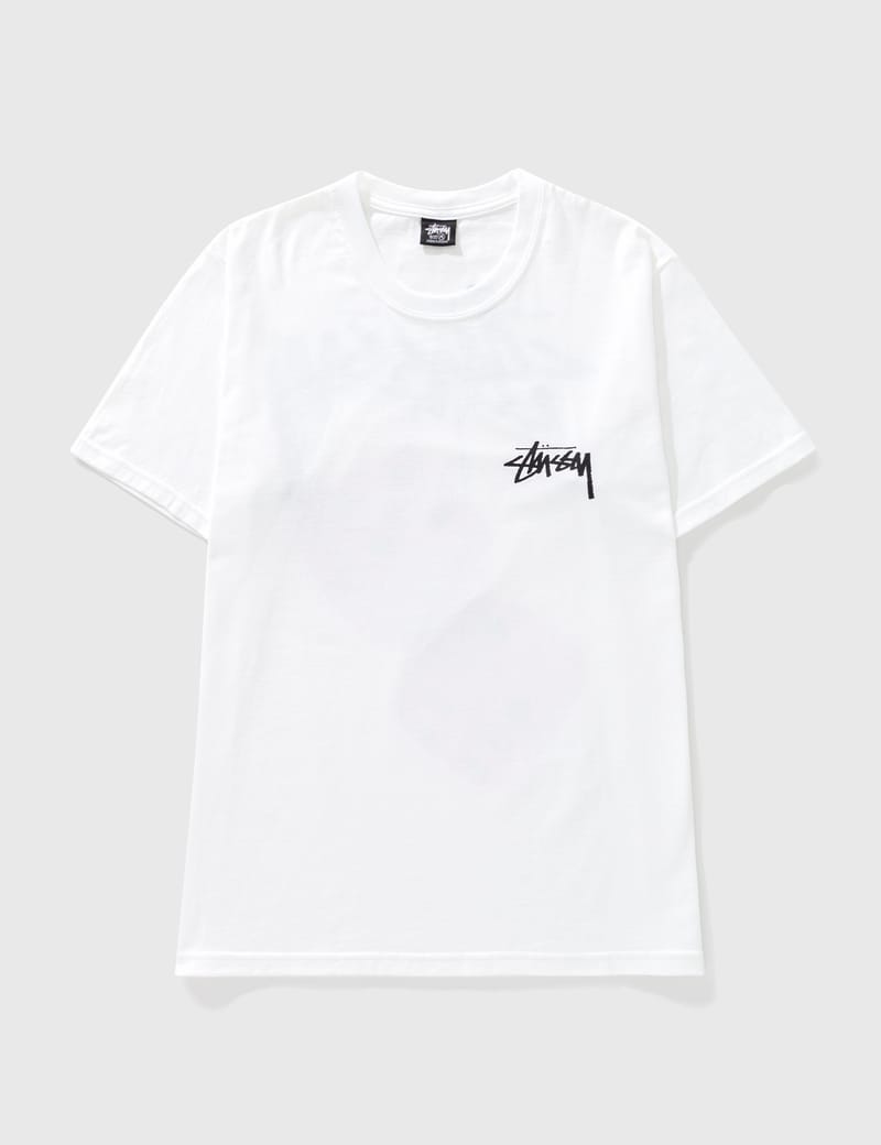 STUSSY FUZZY DICE TEE カットソー 半袖 Tシャツ Stussy Fuzzy Dice Tee White Men's - SS22 - US