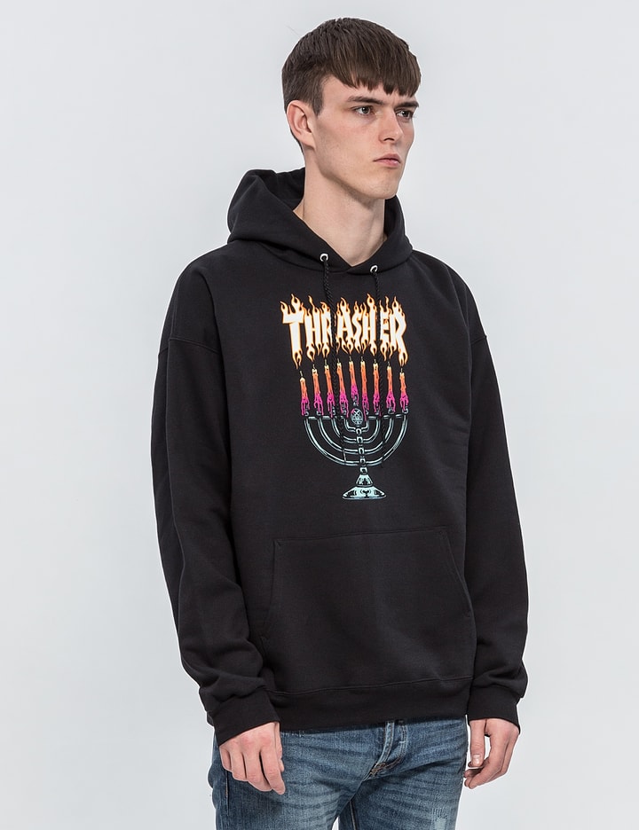 Thrasher menorah hoodie Clearance