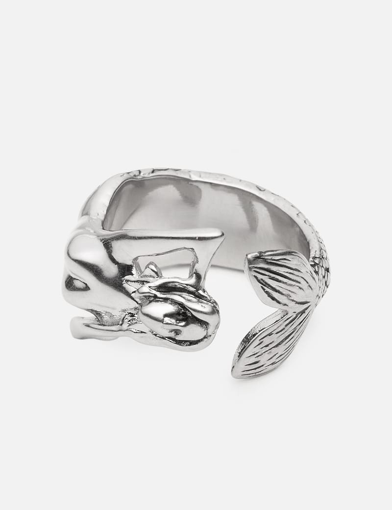 MM6 Maison Margiela Mermaid Ring - 真鍮製のマーメイドリング