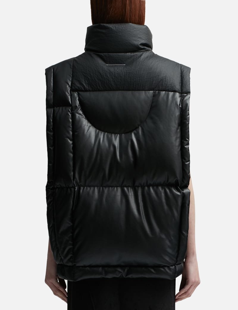 Black puffer best sale gilet womens