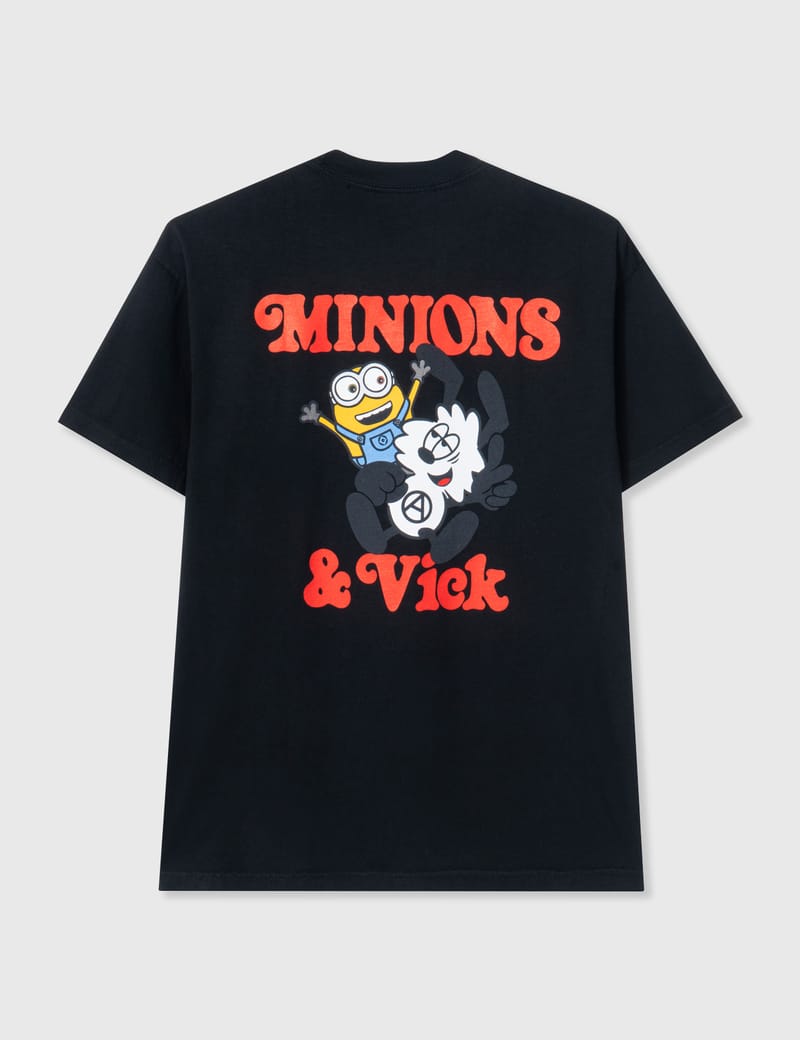 MINIONS X VERDY VICK SET PACK 黒Tシャツ/カットソー(半袖/袖なし)