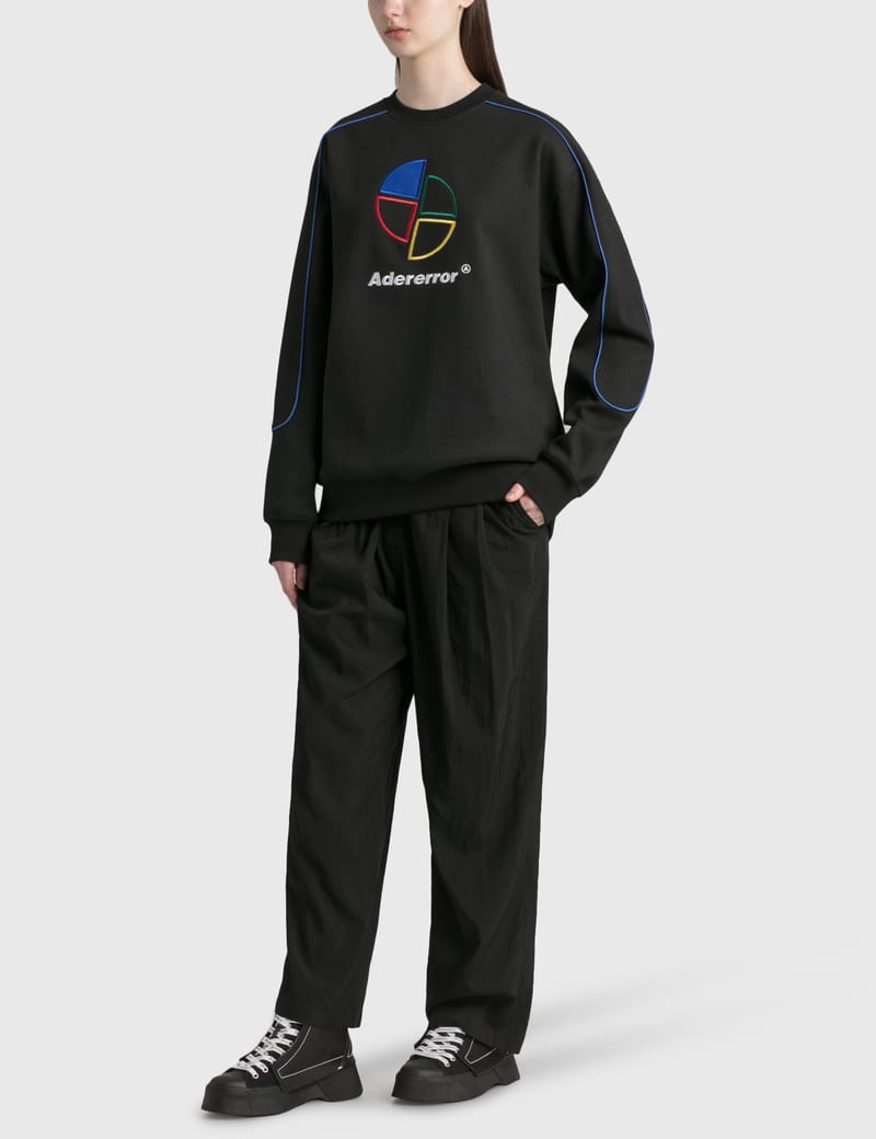Ader Error - Sliced Logo Sweatshirt | HBX - Globally Curated