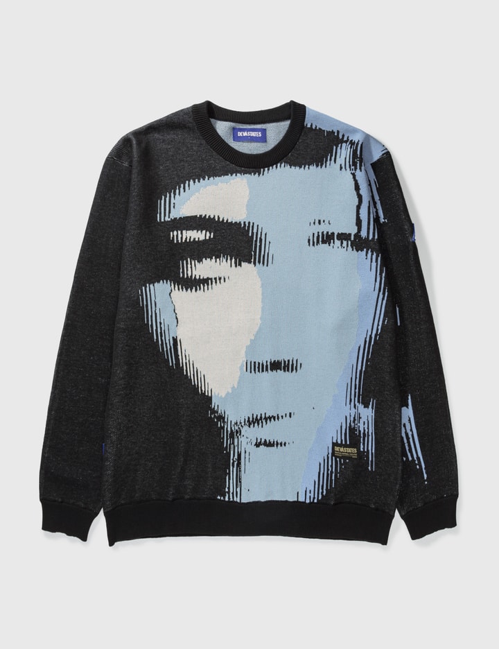 DEVÁ STATES - Shatters Knitted Sweatshirt | HBX - Globally Curated ...