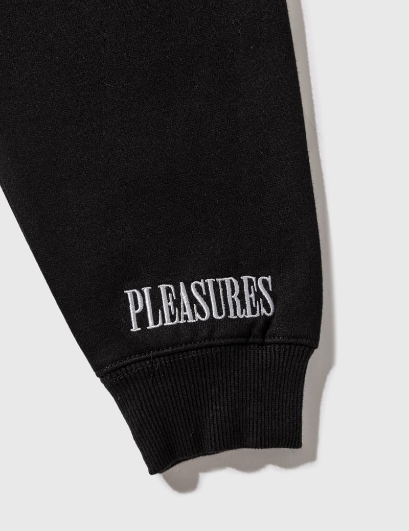 Pleasures - Cut Here Raglan Crewneck Sweatshirt | HBX