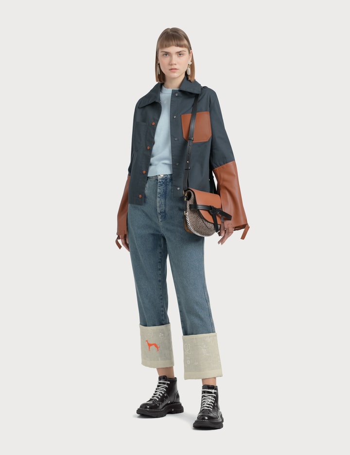Loewe - Button Jacket With Leather Cuffs | HBX - Globally Curated ...