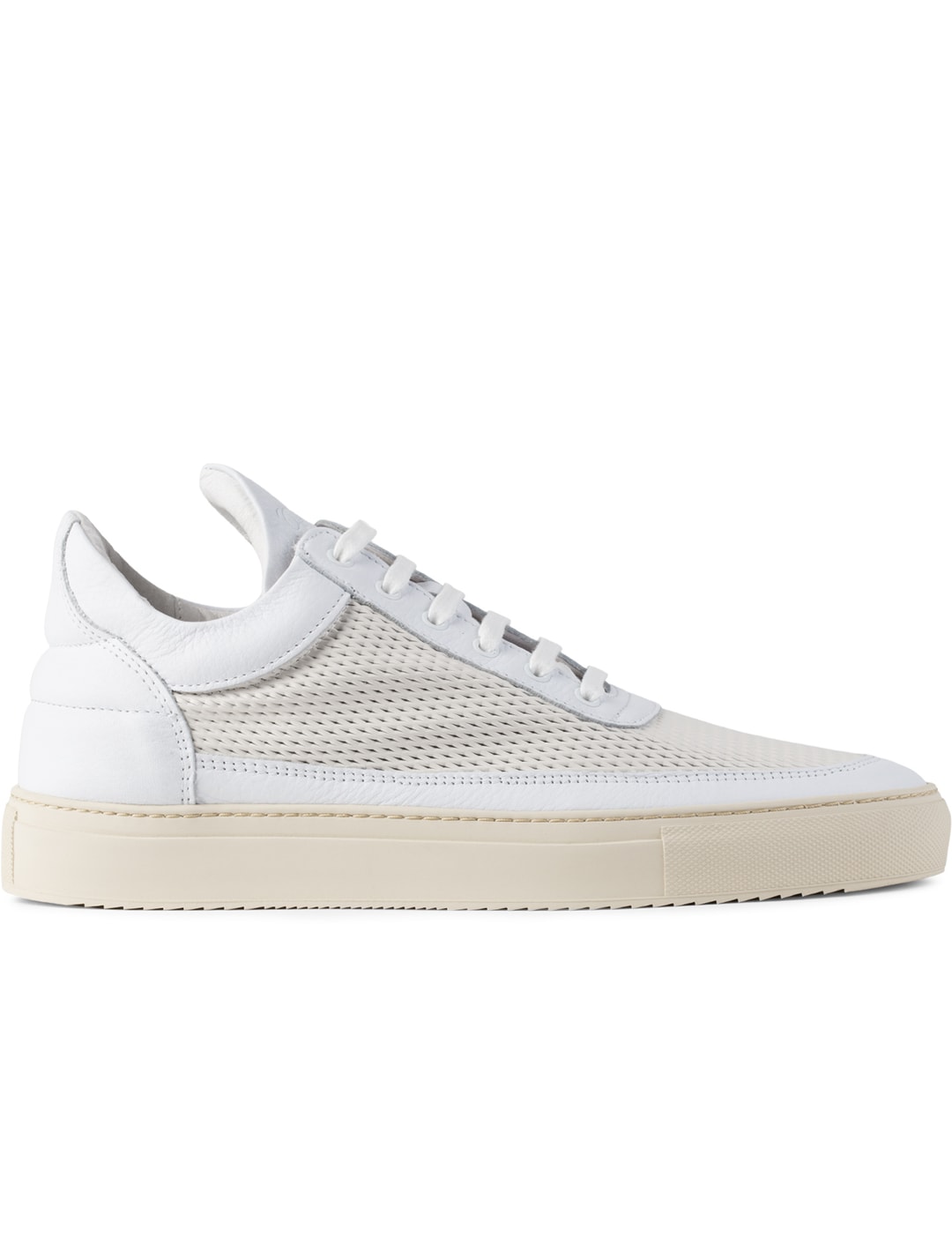 Filling Pieces - White 3M Mesh Silva Low Top Sneakers | HBX - Globally ...