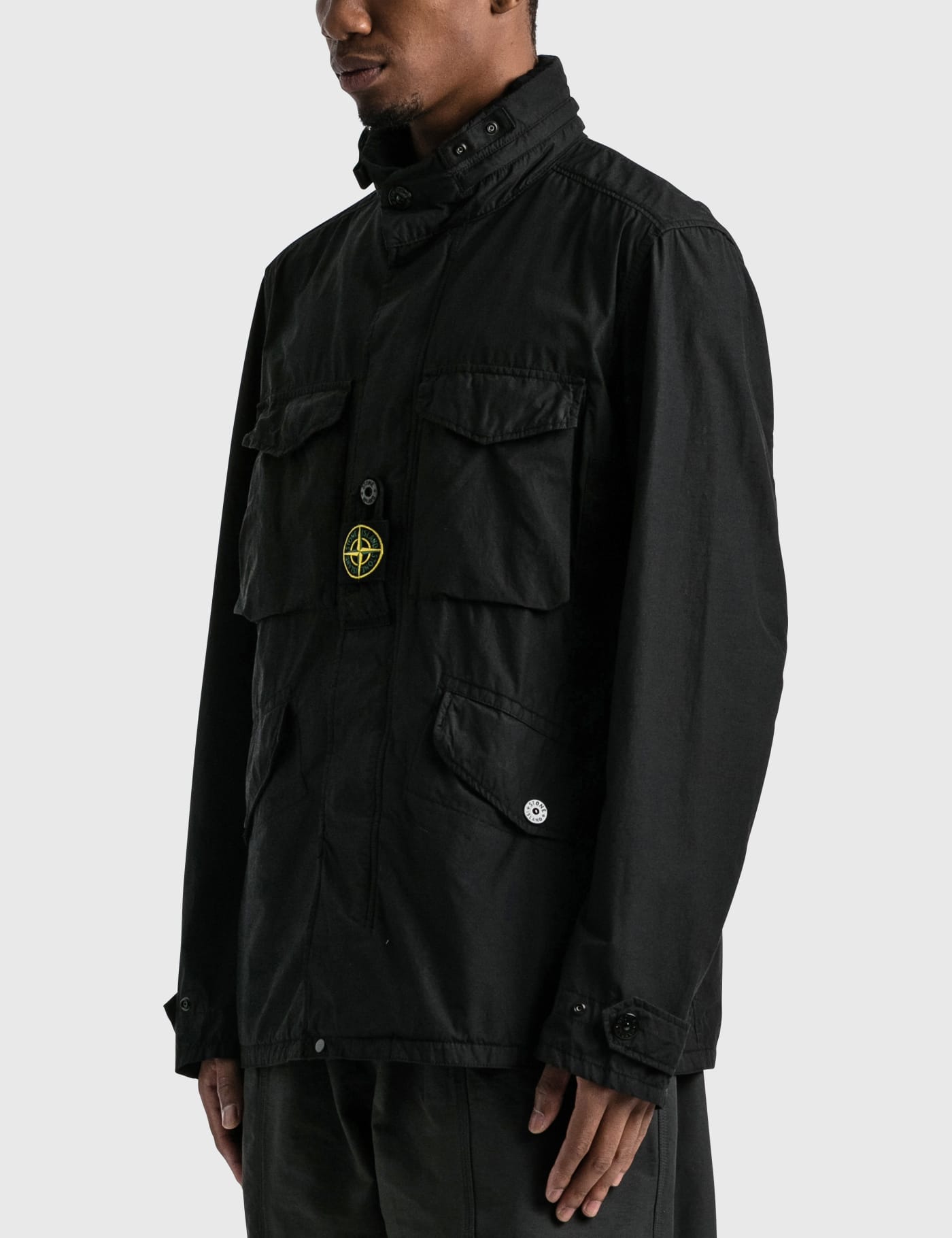 STONE ISLAND Coating Jacket BLACK L