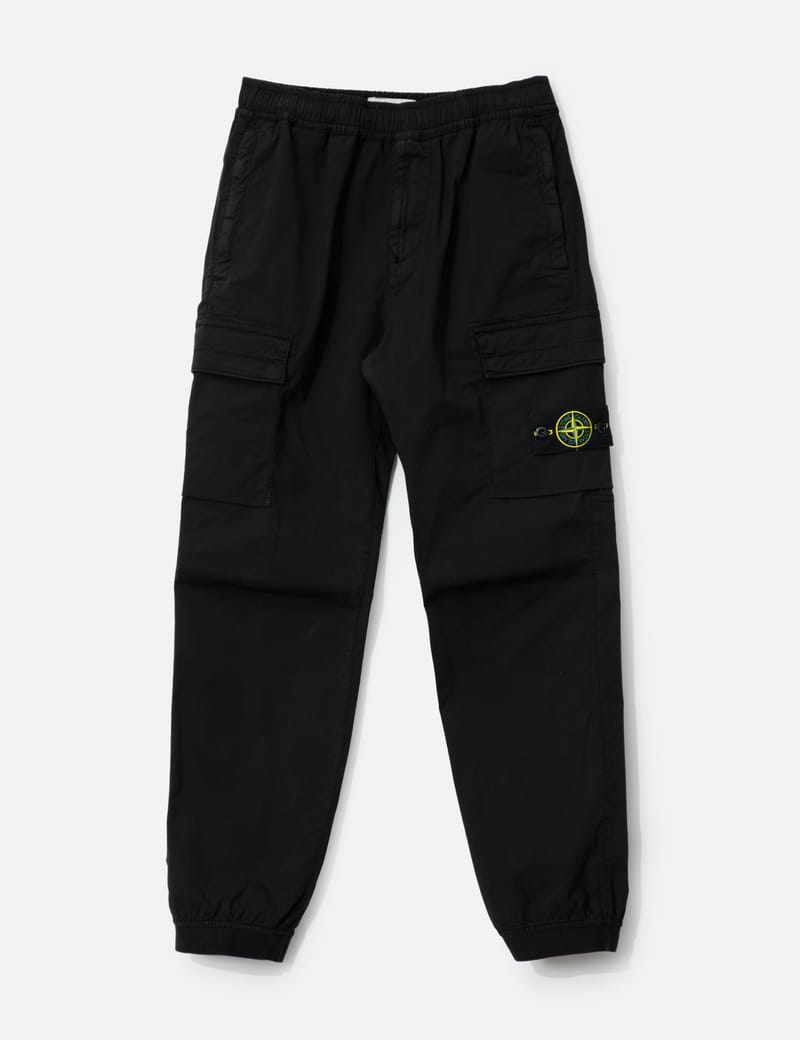 Stone Island Stretch Cotton Tela 'Paracadute' Cargo Trousers