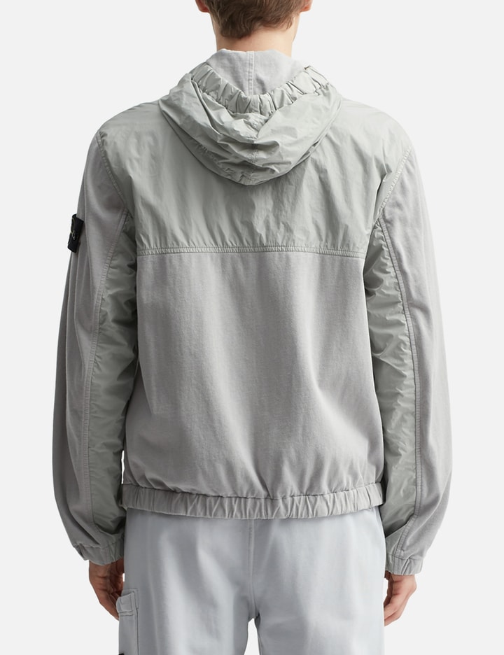 Stone Island Crinkle Reps R-NY Hooded Jacket - Lightweight garment-dyed ...