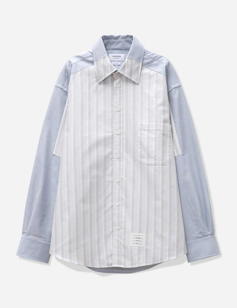 Thom Browne - Oversized 4-Bar Rep Stripe Oxford Shirt | HBX