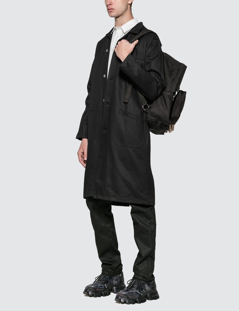 Raf Simons - Denim Lab Coat | HBX - Globally Curated Fashion and 