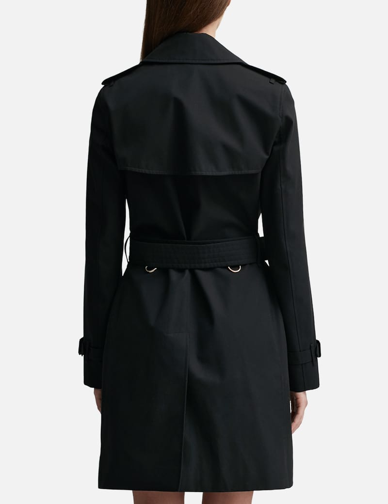 Black burberry 2025 trench coat women's