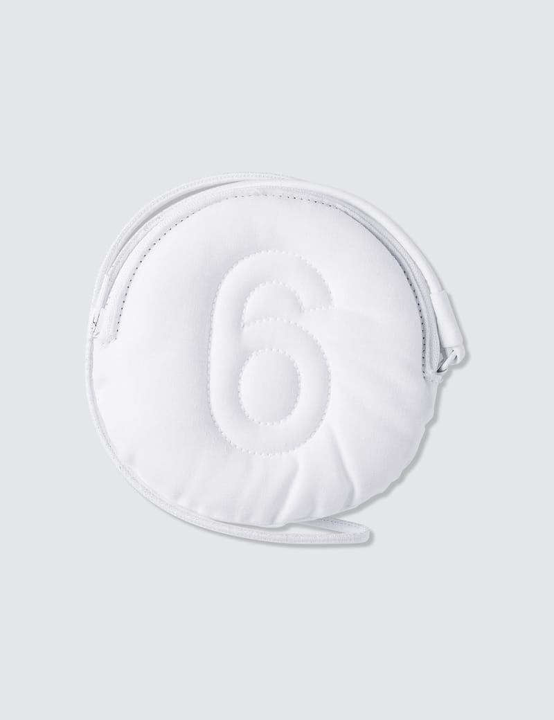 ◆Maison Margielaメゾンマルジェラ◆Padded Zipped Coin Pouch Maison Margiela Numbers-motif Padded Leather Coin Pouch